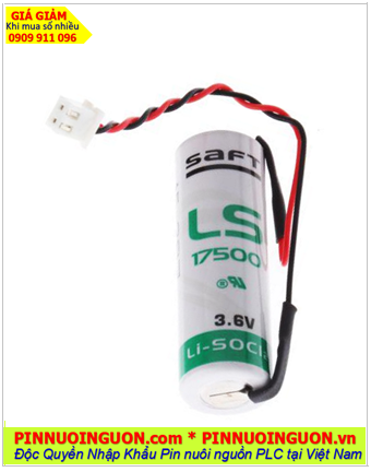 Saft LS17500; Pin nuôi nguồn PLC Saft LS17500 lithium 3.6v A 3600mAh chính hãng _Xuất xứ Pháp